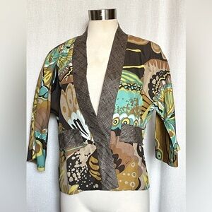 Trina Turk silk/linen jacket